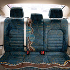 Aboriginal Masks Art Back Car Seat Cover Australian Indigenous