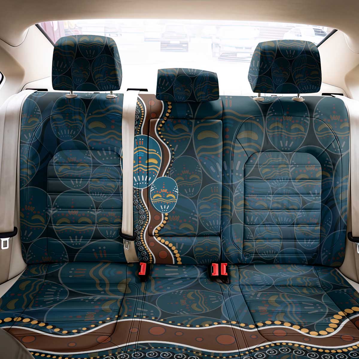 Aboriginal Masks Art Back Car Seat Cover Australian Indigenous