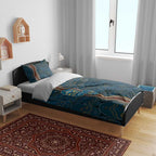 Aboriginal Masks Art Bedding Set Australian Indigenous