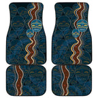 Aboriginal Masks Art Car Mats Australian Indigenous