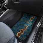 Aboriginal Masks Art Car Mats Australian Indigenous
