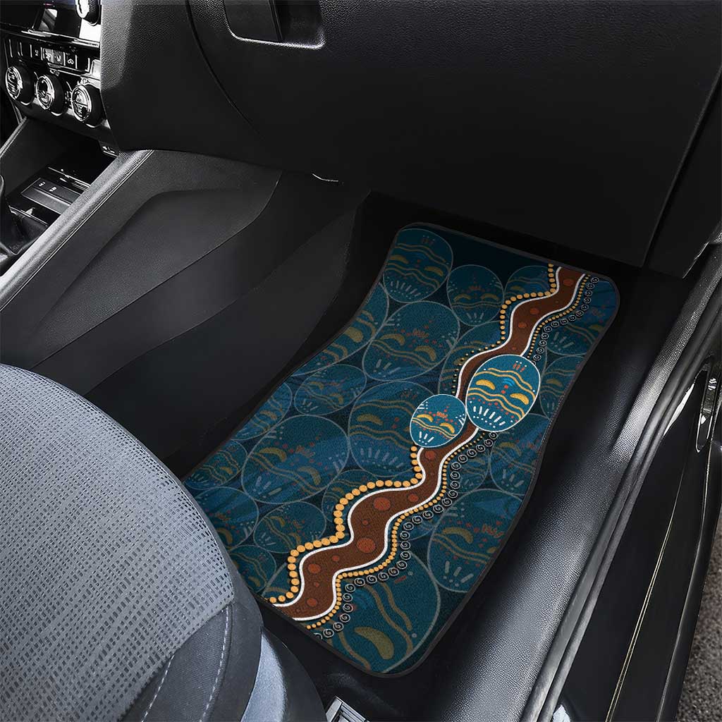 Aboriginal Masks Art Car Mats Australian Indigenous