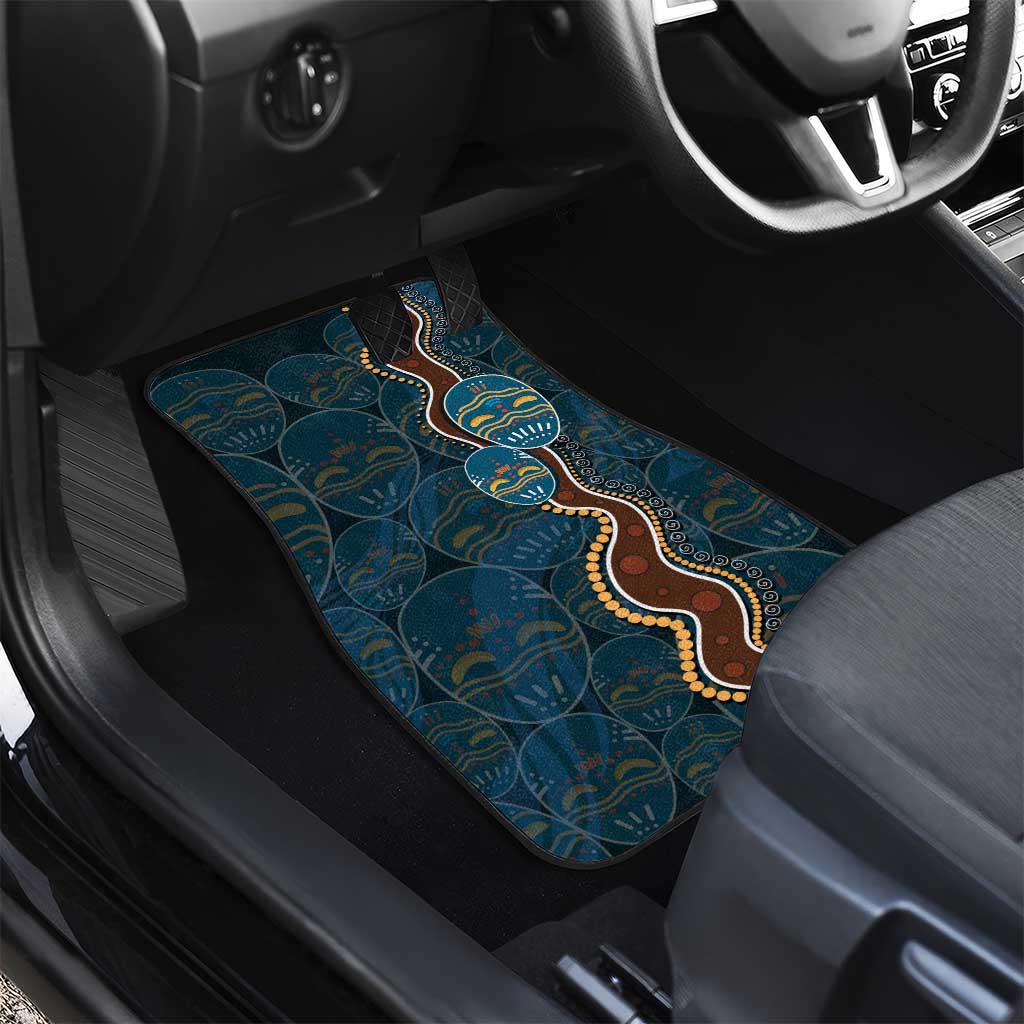 Aboriginal Masks Art Car Mats Australian Indigenous