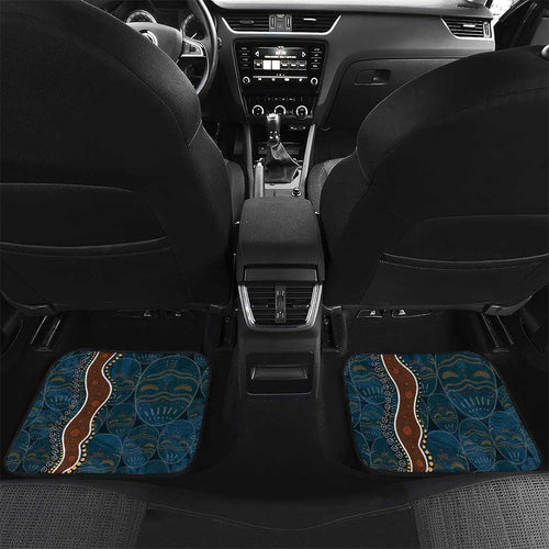 Aboriginal Masks Art Car Mats Australian Indigenous