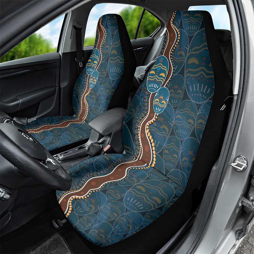 Aboriginal Masks Art Car Seat Cover Australian Indigenous