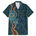 Aboriginal Masks Art Family Matching Mermaid Dress and Hawaiian Shirt Australian Indigenous