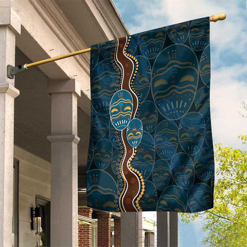 Aboriginal Masks Art Garden Flag Australian Indigenous