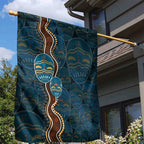 Aboriginal Masks Art Garden Flag Australian Indigenous