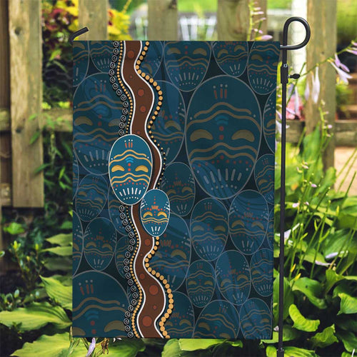 Aboriginal Masks Art Garden Flag Australian Indigenous