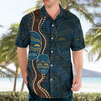 Aboriginal Masks Art Hawaiian Shirt Australian Indigenous