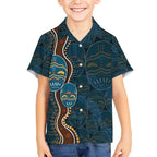 Aboriginal Masks Art Hawaiian Shirt Australian Indigenous