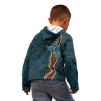 Aboriginal Masks Art Kid Hoodie Australian Indigenous