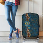 Aboriginal Masks Art Luggage Cover Australian Indigenous