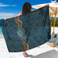 Aboriginal Masks Art Sarong Australian Indigenous