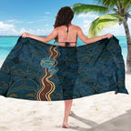 Aboriginal Masks Art Sarong Australian Indigenous
