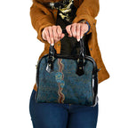 Aboriginal Masks Art Shoulder Handbag Australian Indigenous