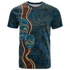 Aboriginal Masks Art T Shirt Australian Indigenous