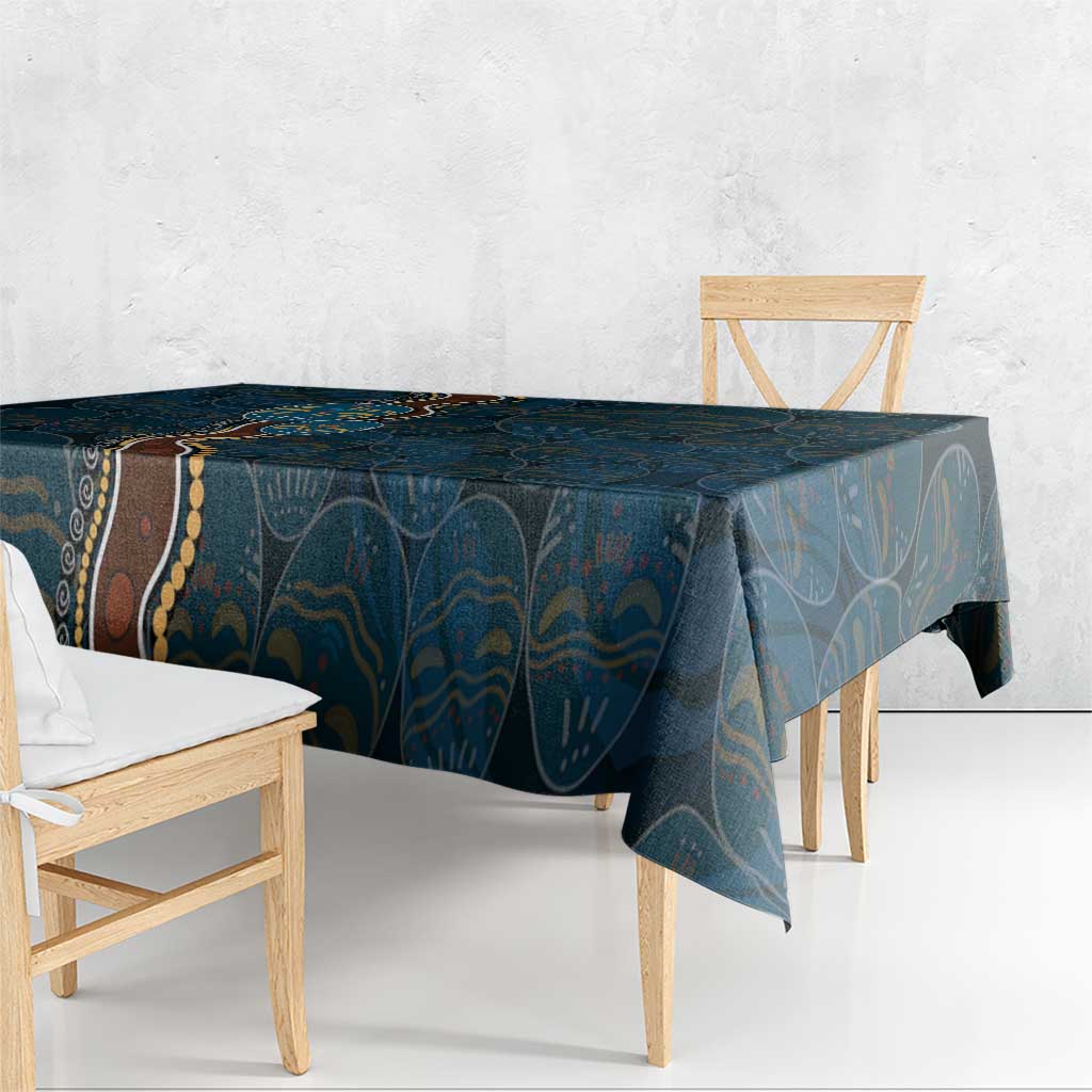 Aboriginal Masks Art Tablecloth Australian Indigenous