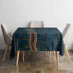 Aboriginal Masks Art Tablecloth Australian Indigenous