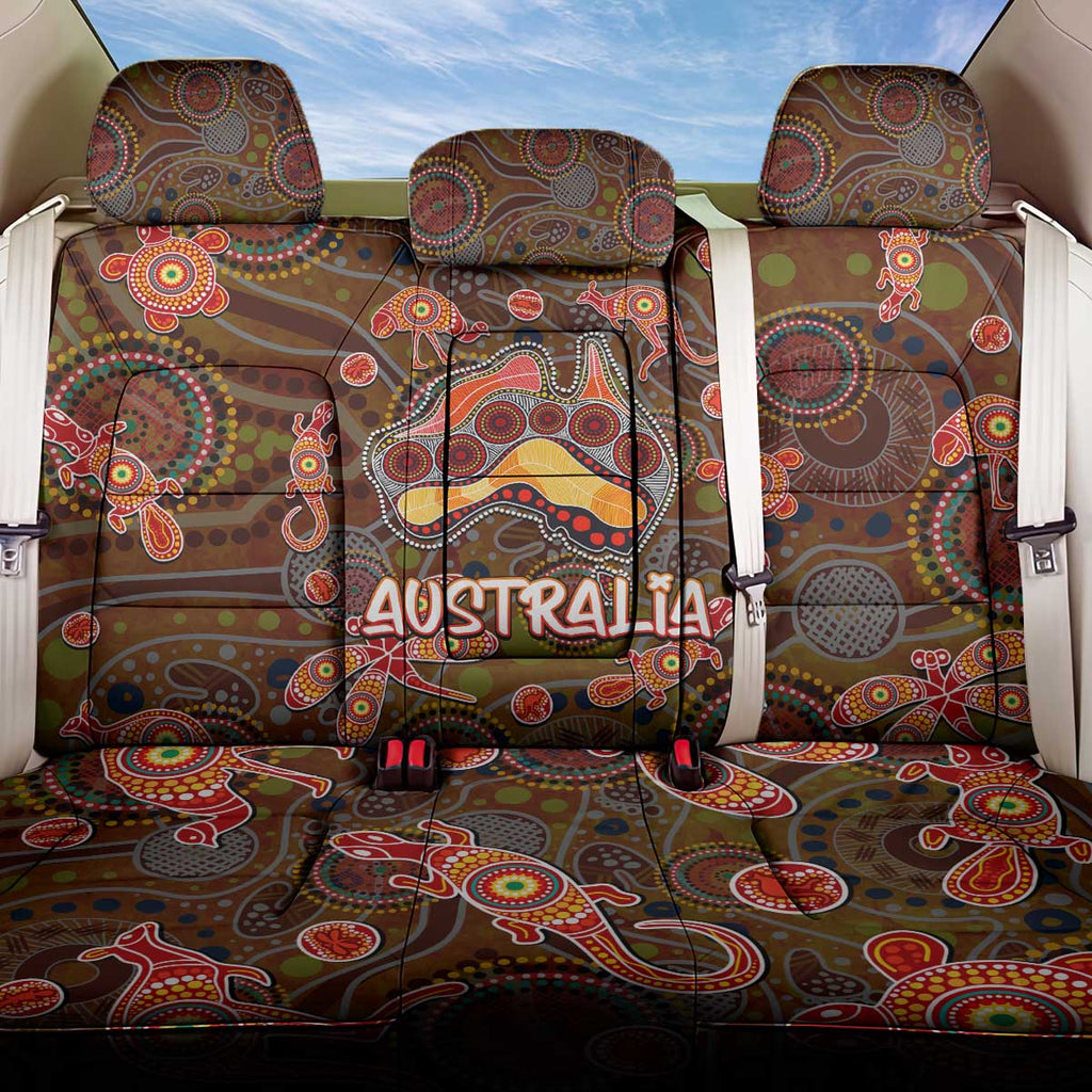 Animal Australia Aboriginal Art Back Car Seat Cover