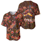 Animal Australia Aboriginal Art Baseball Jersey