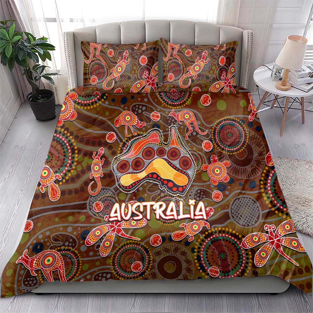 Animal Australia Aboriginal Art Bedding Set