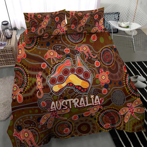 Animal Australia Aboriginal Art Bedding Set