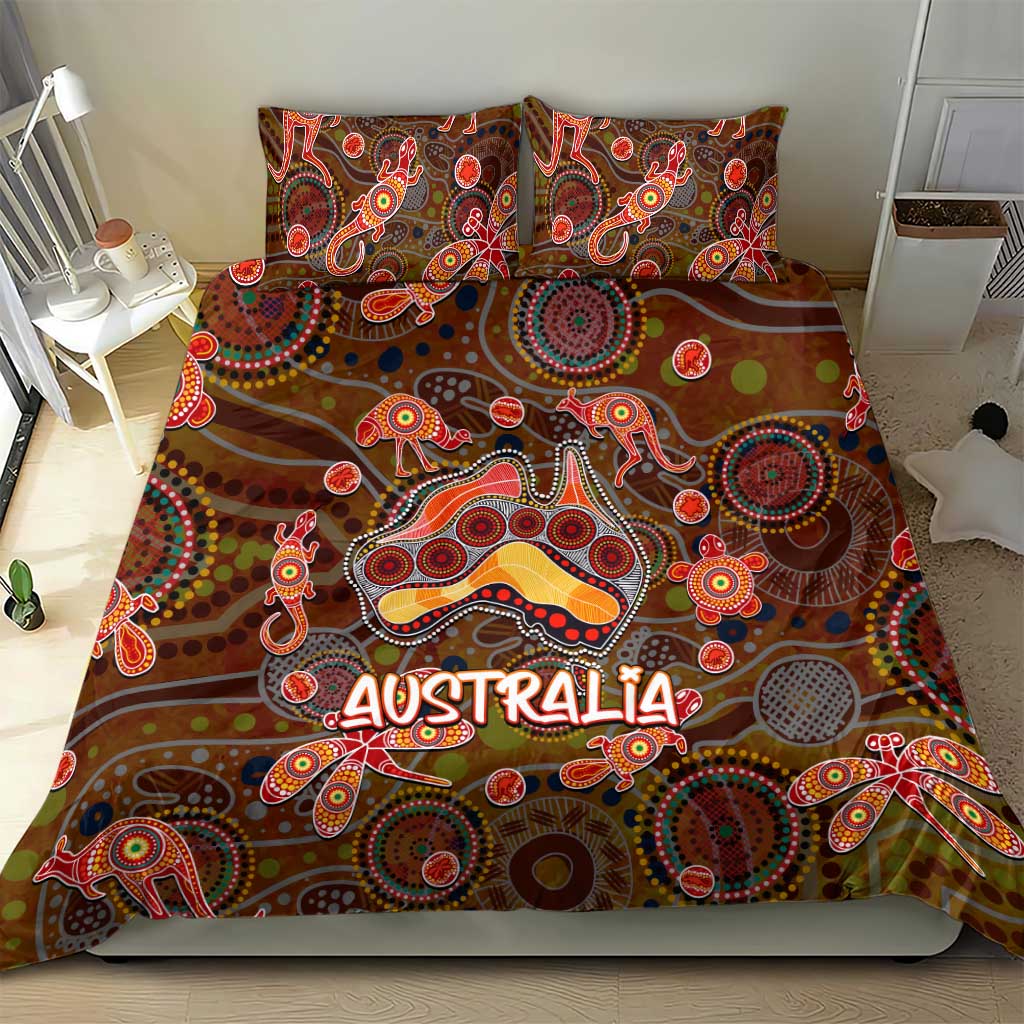 Animal Australia Aboriginal Art Bedding Set