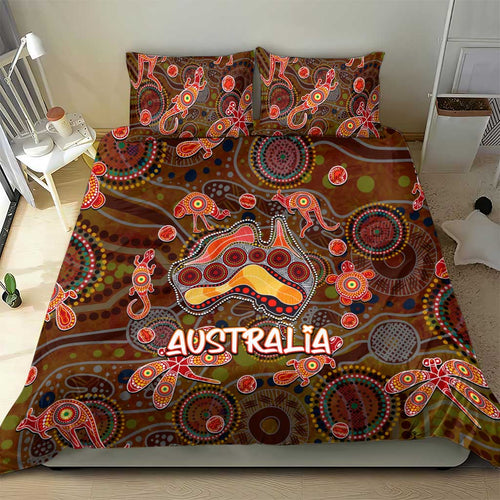Animal Australia Aboriginal Art Bedding Set