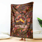 Animal Australia Aboriginal Art Blanket