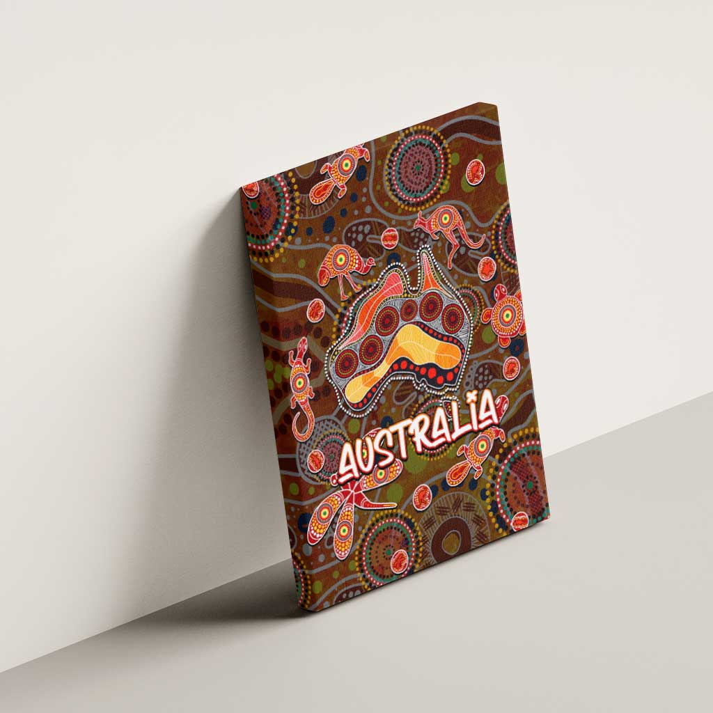 Animal Australia Aboriginal Art Canvas Wall Art