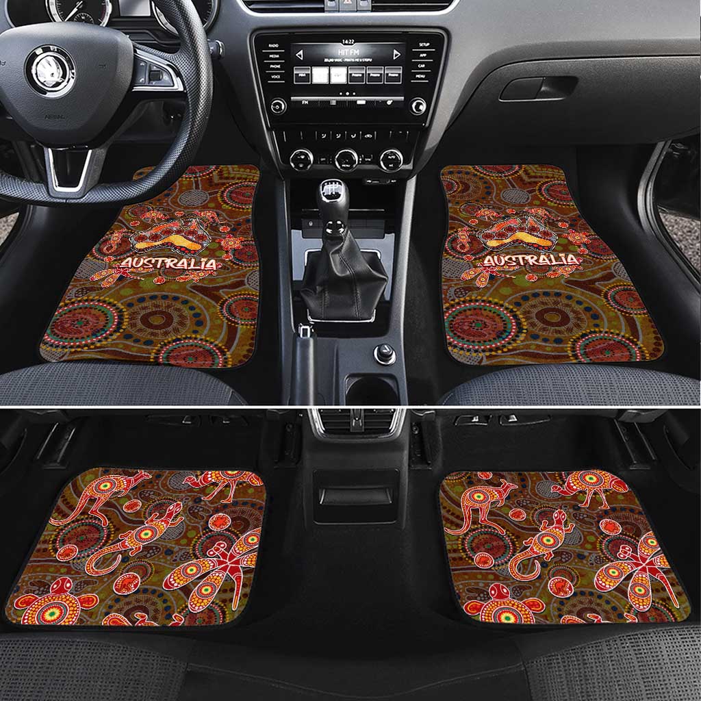 Animal Australia Aboriginal Art Car Mats