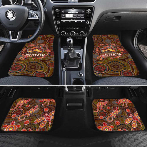 Animal Australia Aboriginal Art Car Mats
