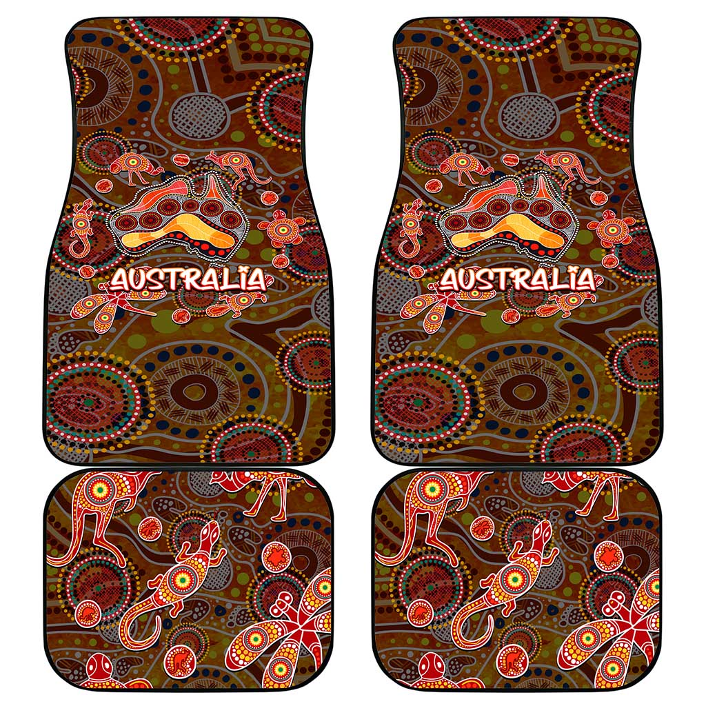Animal Australia Aboriginal Art Car Mats