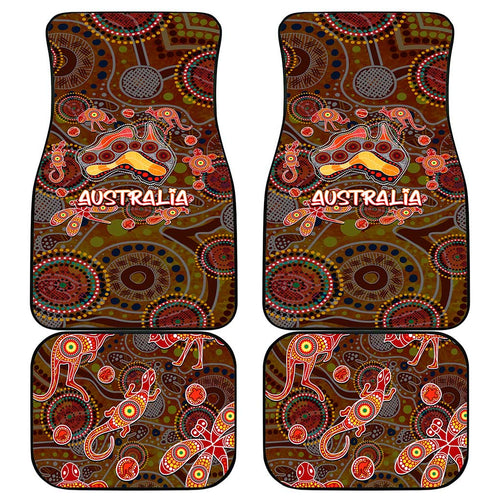 Animal Australia Aboriginal Art Car Mats