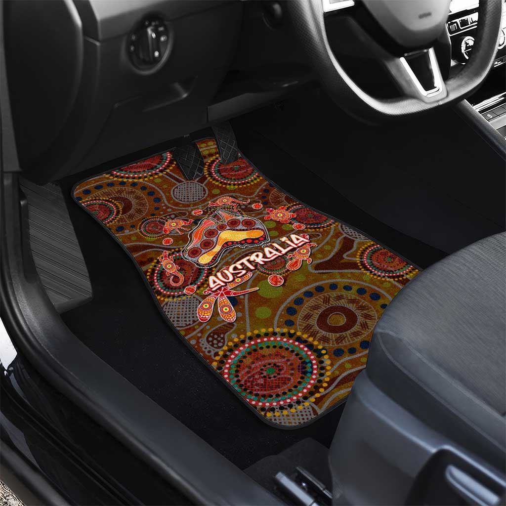 Animal Australia Aboriginal Art Car Mats