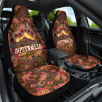 Animal Australia Aboriginal Art Car Seat Cover
