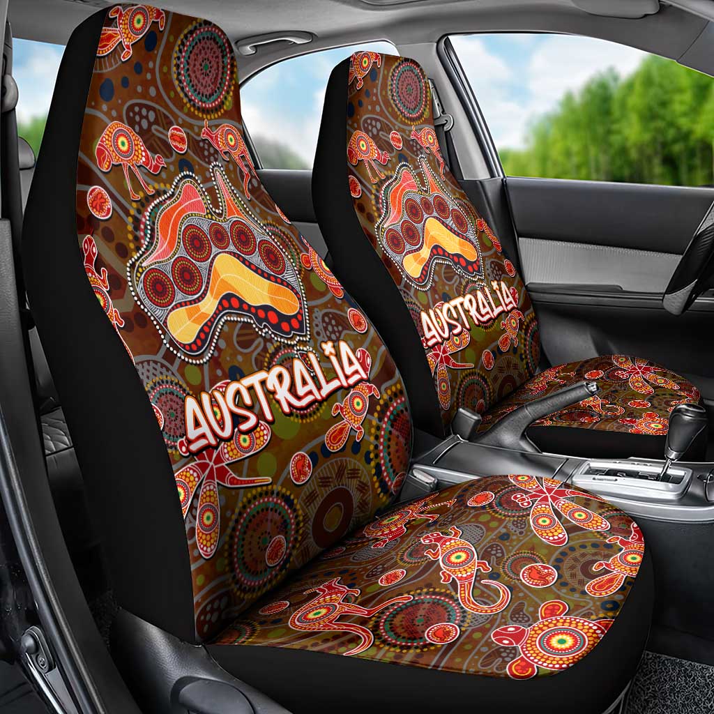 Animal Australia Aboriginal Art Car Seat Cover