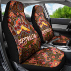 Animal Australia Aboriginal Art Car Seat Cover