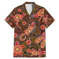 Animal Australia Aboriginal Art Family Matching Mermaid Dress and Hawaiian Shirt