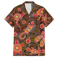 Animal Australia Aboriginal Art Family Matching Tank Maxi Dress and Hawaiian Shirt