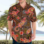 Animal Australia Aboriginal Art Hawaiian Shirt