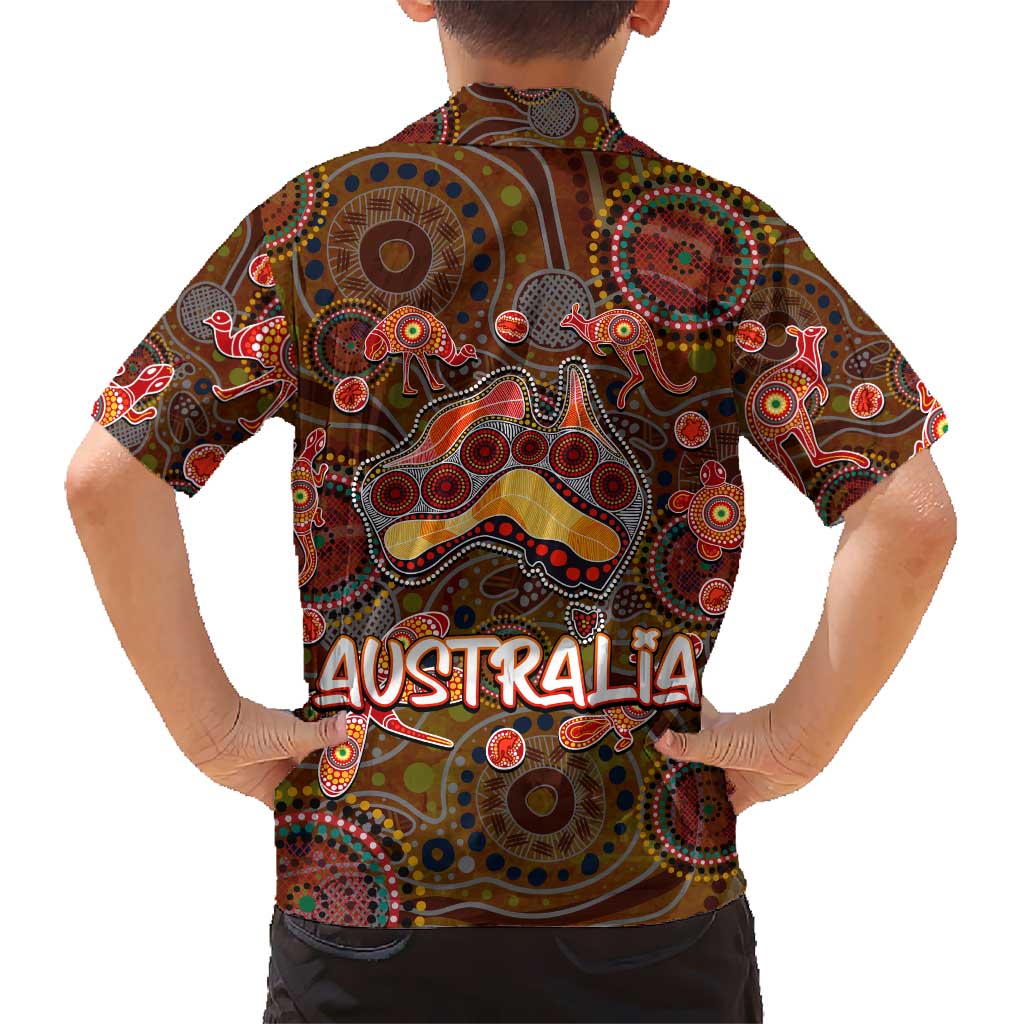 Animal Australia Aboriginal Art Hawaiian Shirt