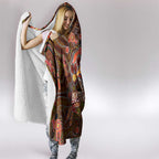 Animal Australia Aboriginal Art Hooded Blanket
