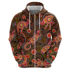 Animal Australia Aboriginal Art Hoodie