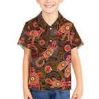Animal Australia Aboriginal Art Kid Hawaiian Shirt