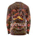 Animal Australia Aboriginal Art Long Sleeve Shirt