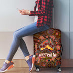 Animal Australia Aboriginal Art Luggage Cover