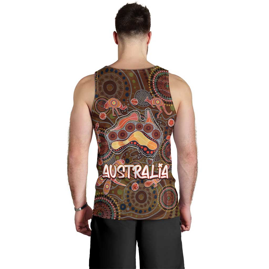 Animal Australia Aboriginal Art Men Tank Top