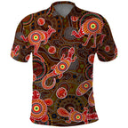 Animal Australia Aboriginal Art Polo Shirt